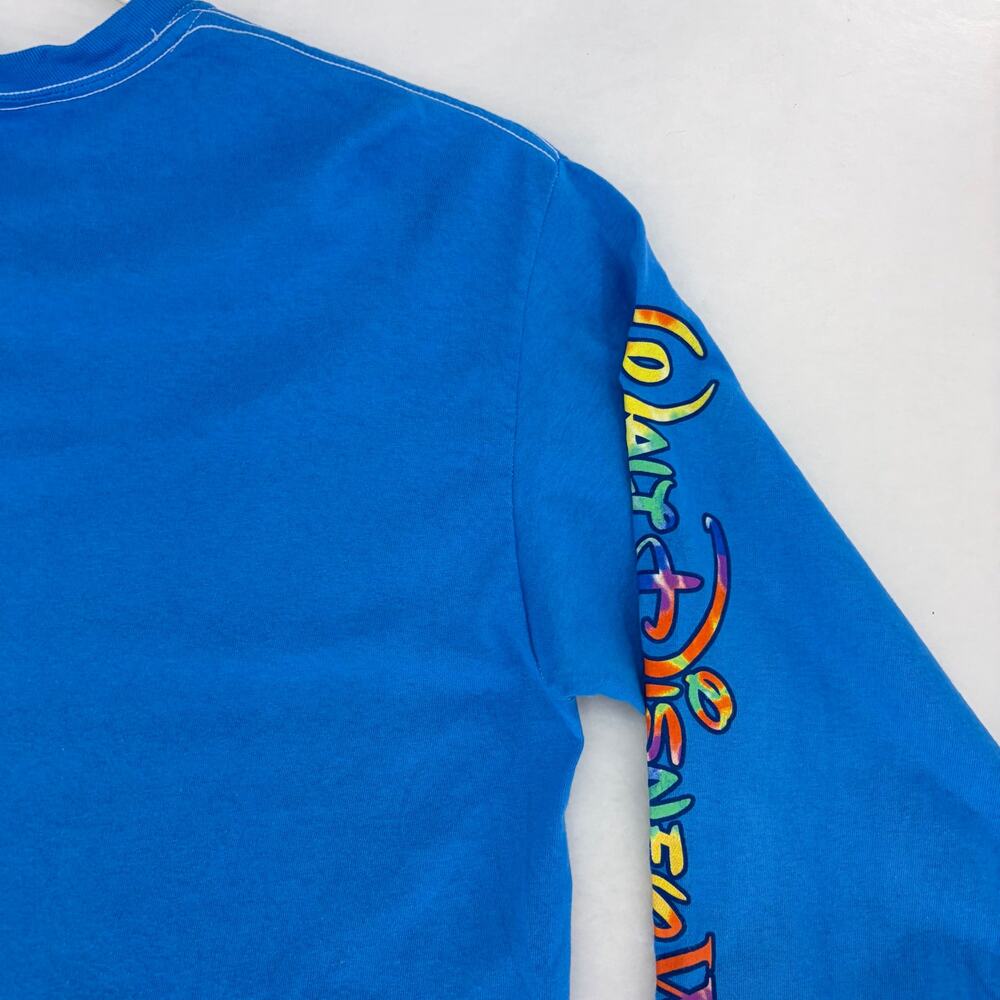 Disney Parks Walt Disney World Tie Dye Mickey LS Tee L - Picture 13 of 16